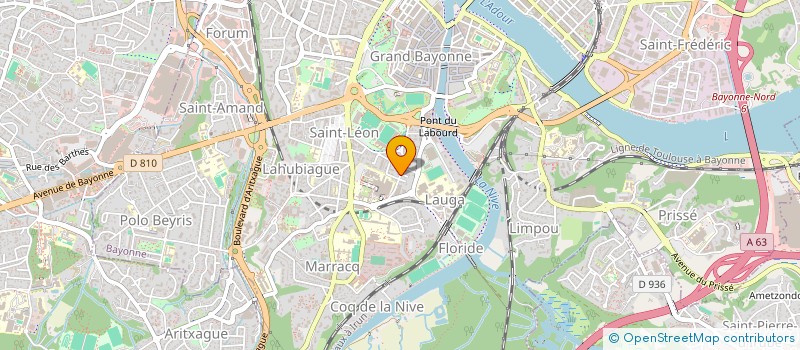 localisation de l'entreprise MONSIEUR PHILIPPE BISBAU à BAYONNE