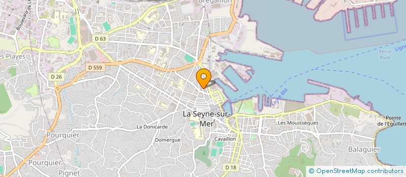 localisation de l'entreprise MONSIEUR PHILIPPE BISBROUCK à LA SEYNE-SUR-MER