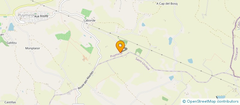 localisation de l'entreprise MONSIEUR PHILIPPE BISSIERE  SAINT URCISSE