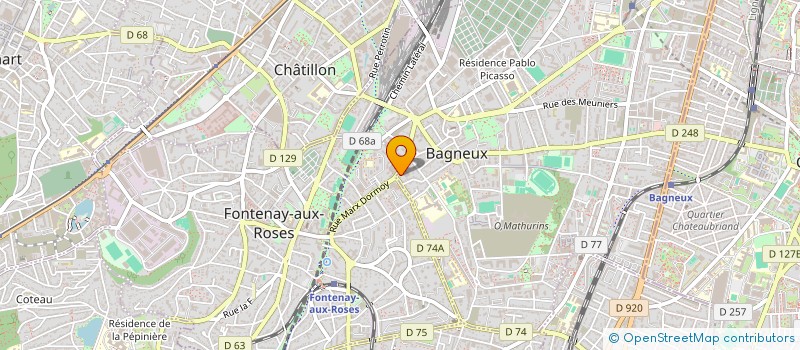localisation de l'entreprise MONSIEUR PHILIPPE BISSON  BAGNEUX