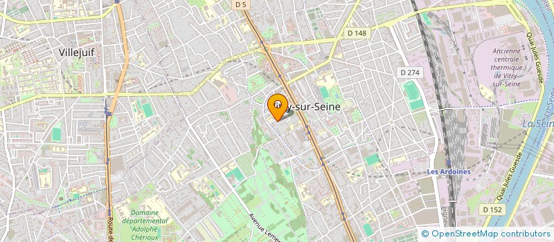 localisation de l'entreprise MONSIEUR PHILIPPE BITOUNE  VITRY-SUR-SEINE