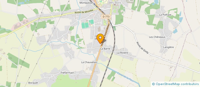 localisation de l'entreprise MONSIEUR PHILIPPE BIVAUD  SAINT-GILDAS-DES-BOIS