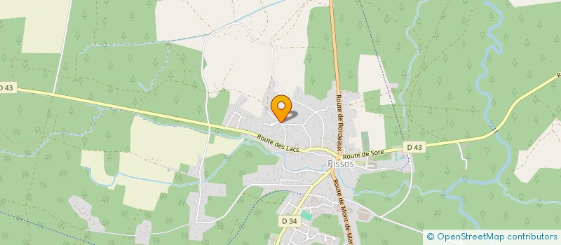 localisation de l'entreprise MONSIEUR PHILIPPE BLAEVOET  PISSOS