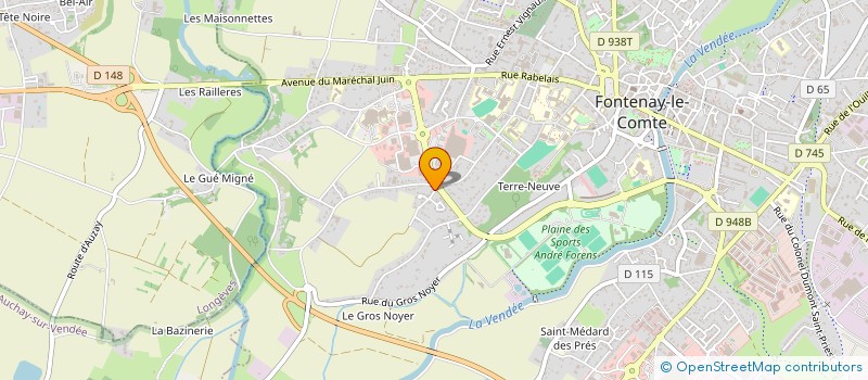 localisation de l'entreprise MONSIEUR PHILIPPE BLAIS à FONTENAY-LE-COMTE