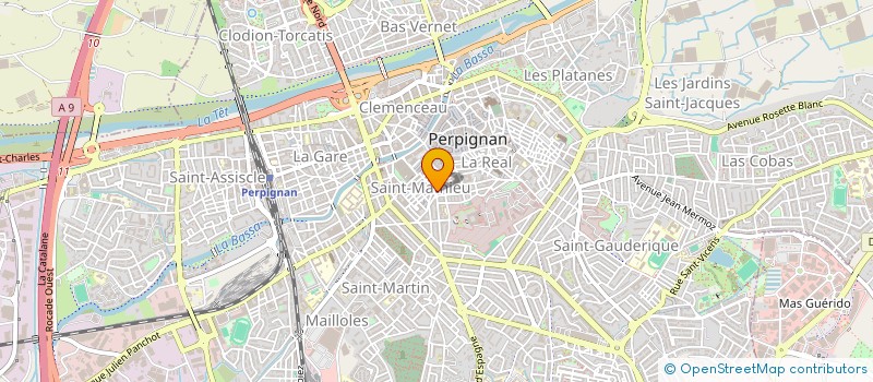 localisation de l'entreprise MONSIEUR PHILIPPE BLANC  PERPIGNAN