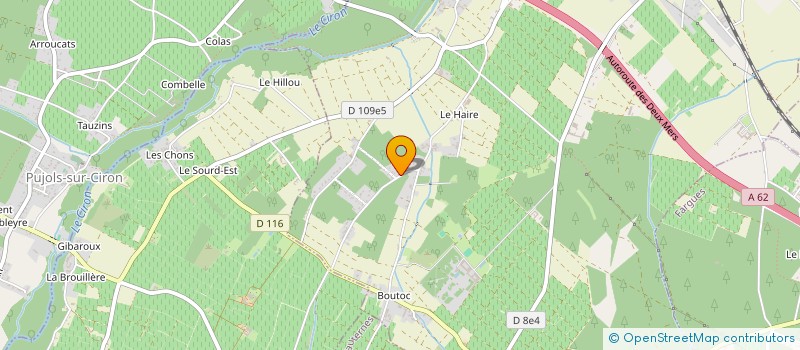 localisation de l'entreprise MONSIEUR PHILIPPE BLANCHARD  PREIGNAC