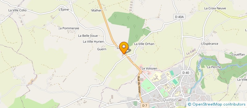 localisation de l'entreprise MONSIEUR PHILIPPE BLANCHARD  LE FIL