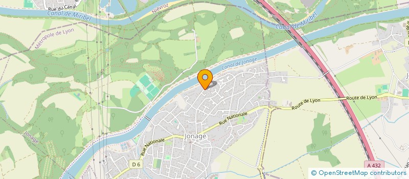 localisation de l'entreprise MONSIEUR PHILIPPE BLANCHARD  JONAGE