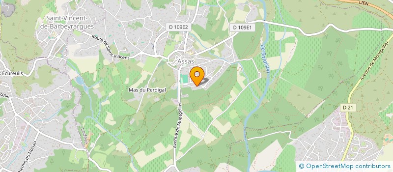 localisation de l'entreprise MONSIEUR PHILIPPE BLANCHARD  ASSAS