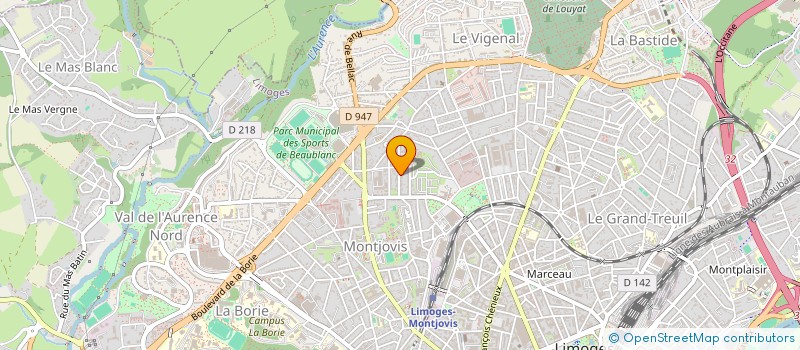 localisation de l'entreprise MONSIEUR PHILIPPE BLANCHART à LIMOGES