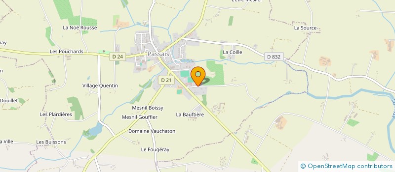 localisation de l'entreprise MONSIEUR PHILIPPE BLANCHETIERE à PASSAIS VILLAGES