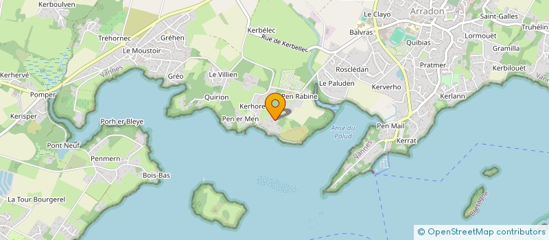 localisation de l'entreprise MONSIEUR PHILIPPE BLANCONNIER  ARRADON