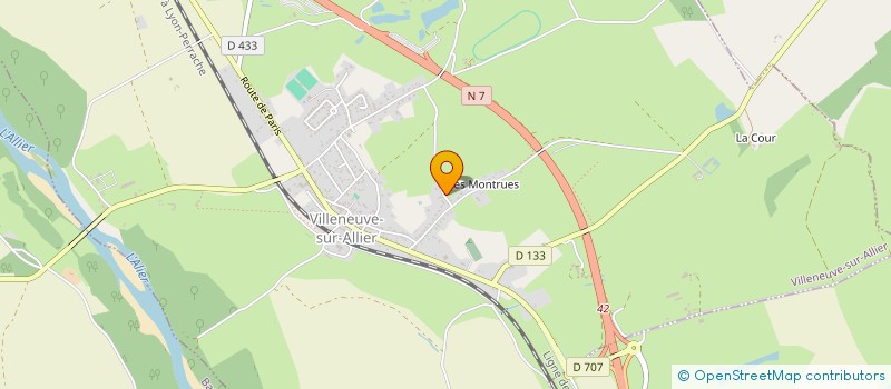 localisation de l'entreprise MONSIEUR PHILIPPE BLANDIN à VILLENEUVE-SUR-ALLIER