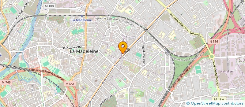 localisation de l'entreprise MONSIEUR PHILIPPE BLANQUART à MARCQ-EN-BARŒUL