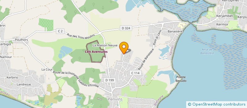 localisation de l'entreprise MONSIEUR PHILIPPE BLAS  SARZEAU