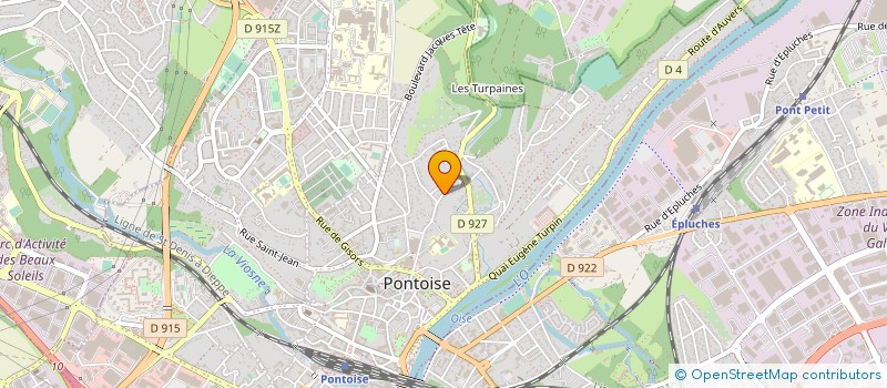 localisation de l'entreprise MONSIEUR PHILIPPE BLERIOT  PONTOISE