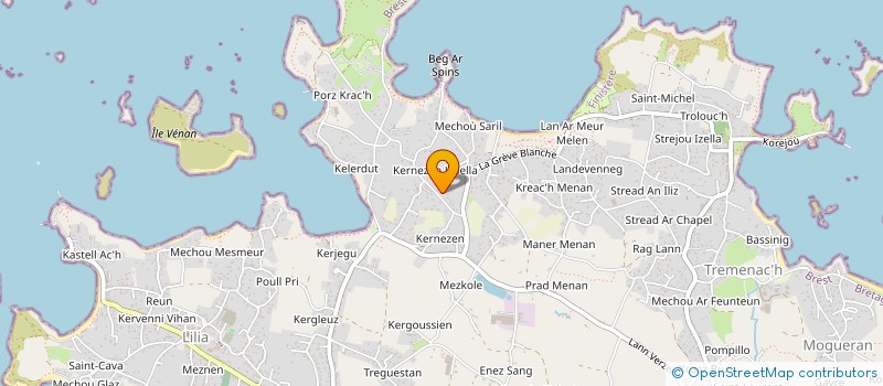 localisation de l'entreprise MONSIEUR PHILIPPE BLEUNVEN  PLOUGUERNEAU