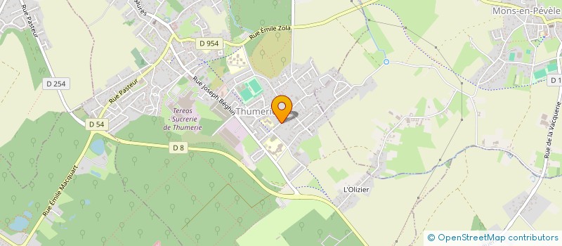 localisation de l'entreprise MONSIEUR PHILIPPE BLEYS  THUMERIES