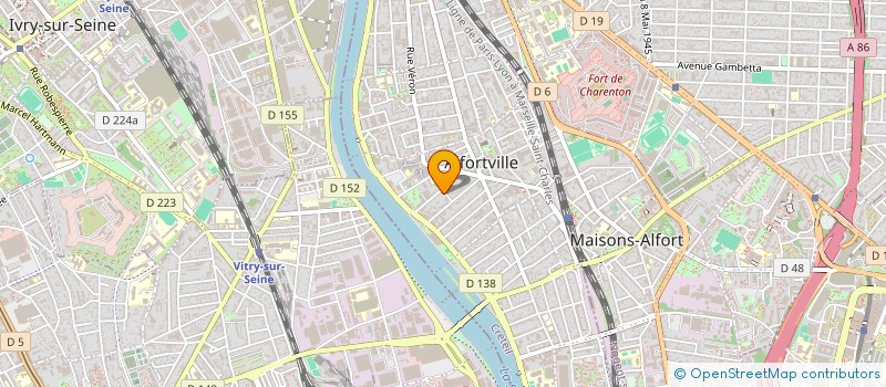 localisation de l'entreprise MONSIEUR PHILIPPE BLIN à ALFORTVILLE