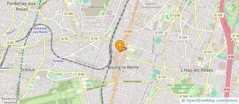 localisation de l'entreprise MONSIEUR PHILIPPE BLOMME à BOURG-LA-REINE