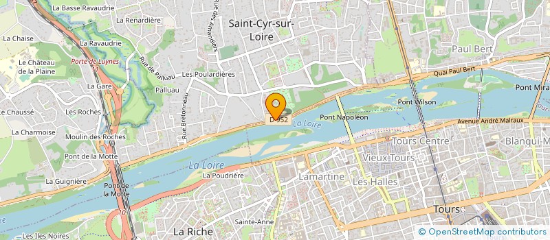 localisation de l'entreprise MONSIEUR PHILIPPE BLONDEAU à SAINT-CYR-SUR-LOIRE
