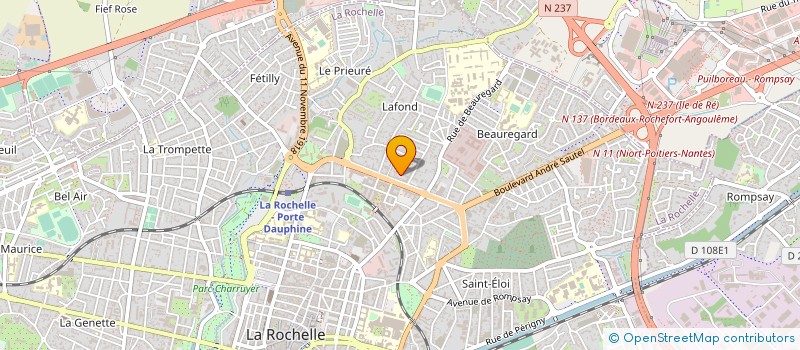 localisation de l'entreprise MONSIEUR PHILIPPE BLOT  LA ROCHELLE