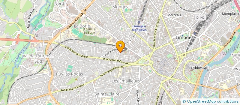 localisation de l'entreprise MONSIEUR PHILIPPE BOCH à LIMOGES