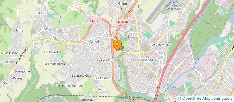 localisation de l'entreprise MONSIEUR PHILIPPE BOCQUET  POISY