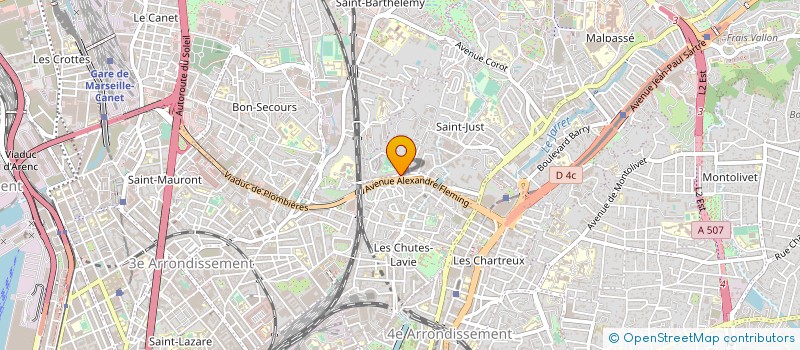 localisation de l'entreprise MONSIEUR PHILIPPE BOCQUET  MARSEILLE