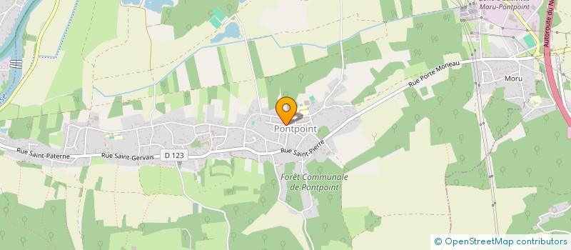 localisation de l'entreprise MONSIEUR PHILIPPE BOCQUET  PONTPOINT