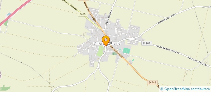 localisation de l'entreprise MONSIEUR PHILIPPE BOCQUIER  VILLIERS-EN-PLAINE