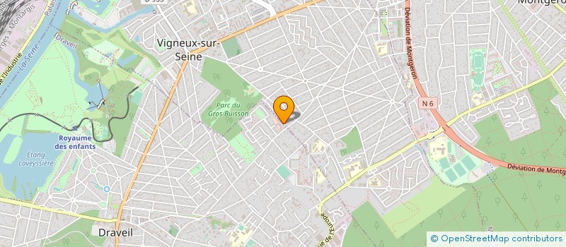 localisation de l'entreprise MONSIEUR PHILIPPE BODEREAU à DRAVEIL