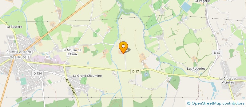 localisation de l'entreprise MONSIEUR PHILIPPE BODINEAU  OREE-D'ANJOU