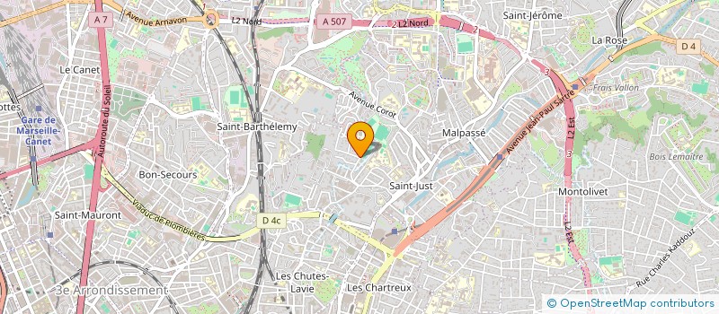 localisation de l'entreprise MONSIEUR PHILIPPE BODINO  MARSEILLE