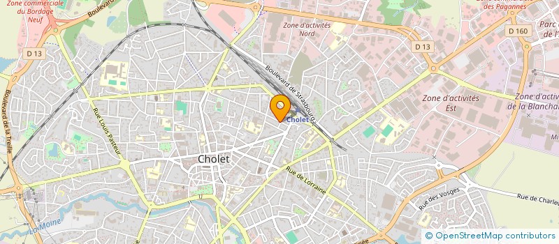 localisation de l'entreprise MONSIEUR PHILIPPE BODY à CHOLET
