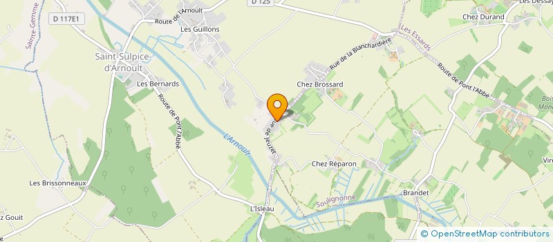 localisation de l'entreprise MONSIEUR PHILIPPE BOEGLER  SAINT SULPICE D'ARNOULT