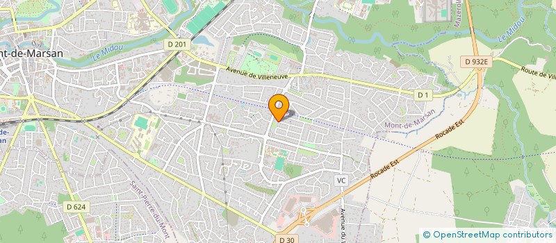 localisation de l'entreprise MONSIEUR PHILIPPE BOEUF  MONT-DE-MARSAN