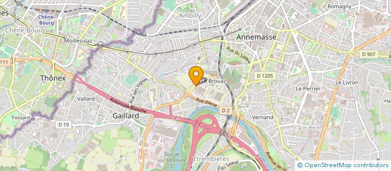 localisation de l'entreprise MONSIEUR PHILIPPE BOIDIN à ANNEMASSE