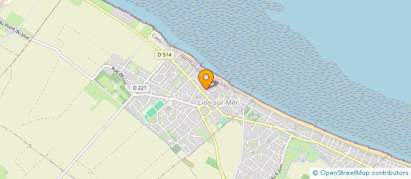 localisation de l'entreprise MONSIEUR PHILIPPE BOIRON  LION-SUR-MER