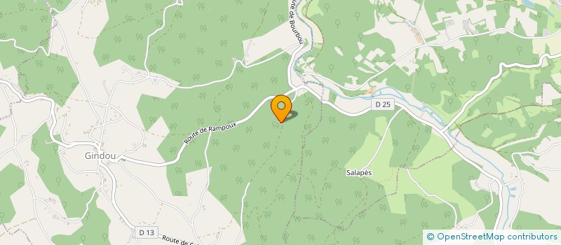 localisation de l'entreprise MONSIEUR PHILIPPE BOIS  GINDOU