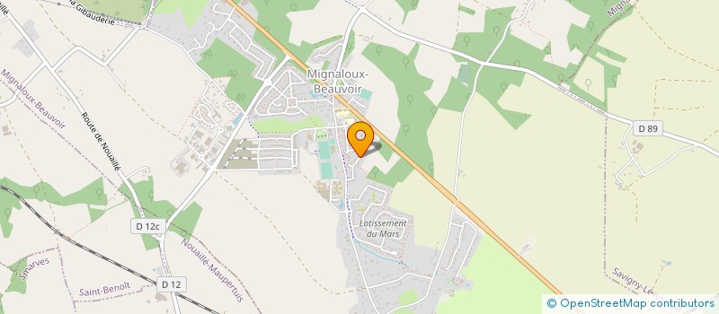 localisation de l'entreprise MONSIEUR PHILIPPE BOISSELIER  MIGNALOUX-BEAUVOIR