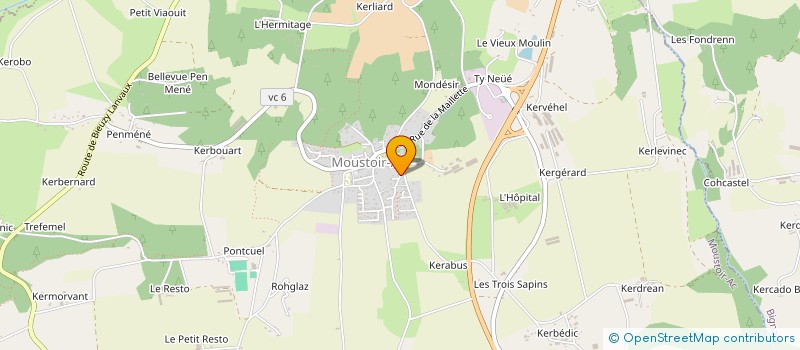 localisation de l'entreprise MONSIEUR PHILIPPE BOISSIER  MOUSTOIR-AC