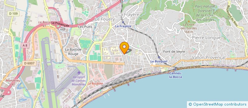 localisation de l'entreprise MONSIEUR PHILIPPE BOISSON à CANNES