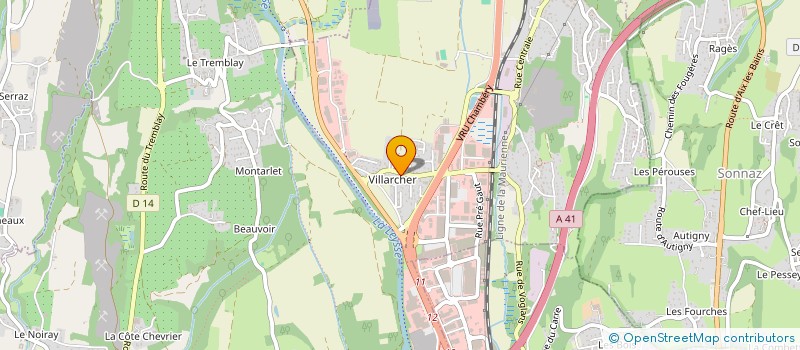 localisation de l'entreprise MONSIEUR PHILIPPE BOISSON  VOGLANS