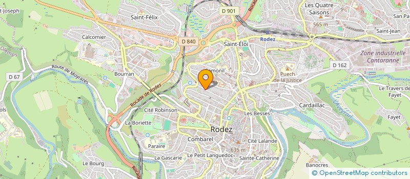 localisation de l'entreprise MONSIEUR PHILIPPE BOISSON à RODEZ