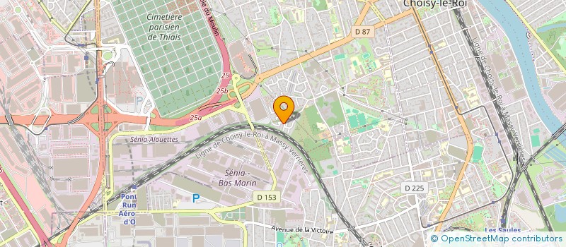 localisation de l'entreprise MONSIEUR PHILIPPE BOISSONNADE  THIAIS