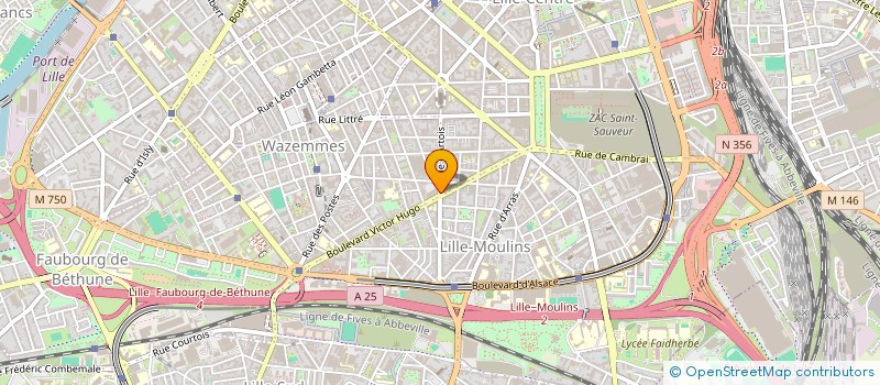 localisation de l'entreprise MONSIEUR PHILIPPE BOITEUX à LILLE