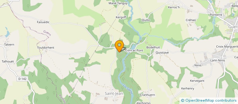 localisation de l'entreprise MONSIEUR PHILIPPE BOIVIN à PLUMELIAU-BIEUZY