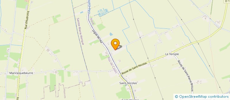 localisation de l'entreprise MONSIEUR PHILIPPE BOLLART  BOURBOURG