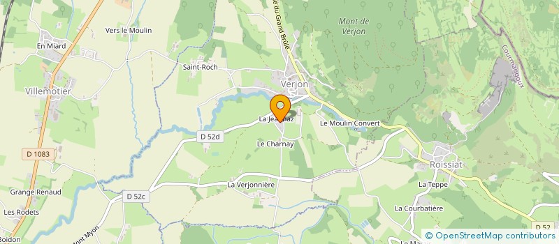 localisation de l'entreprise MONSIEUR PHILIPPE BOLOMIER  VERJON